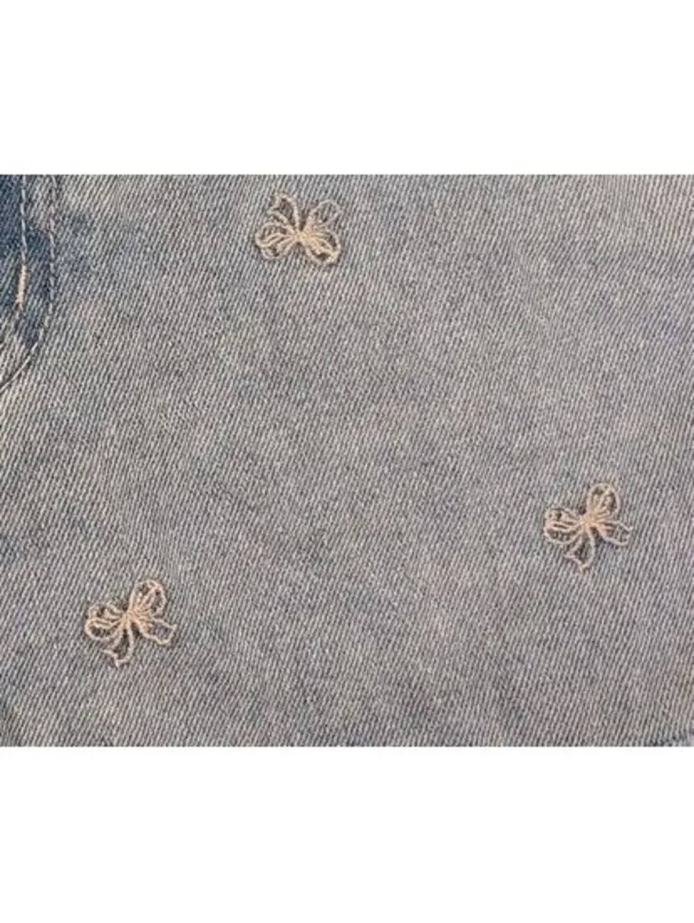 Banjara Juniors Denim Shorts Size 1 - bow design